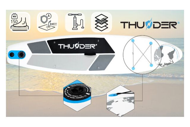 SUP-доска THUNDER PLANET-BLUE 320