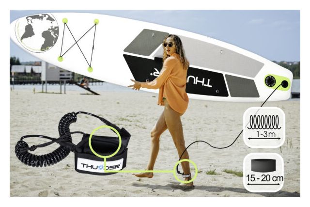 SUP-доска THUNDER PLANET-LIME 320