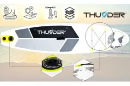 SUP-дошка THUNDER PLANET-LIME 320 11