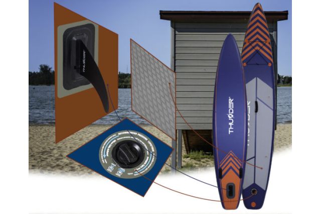 SUP-доска THUNDER STEEL RED 365