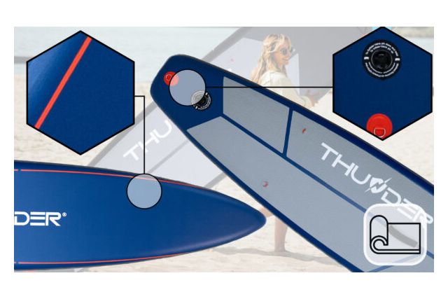 SUP-доска THUNDER STEEL RED 365