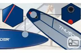 SUP-дошка THUNDER STEEL RED 365 7