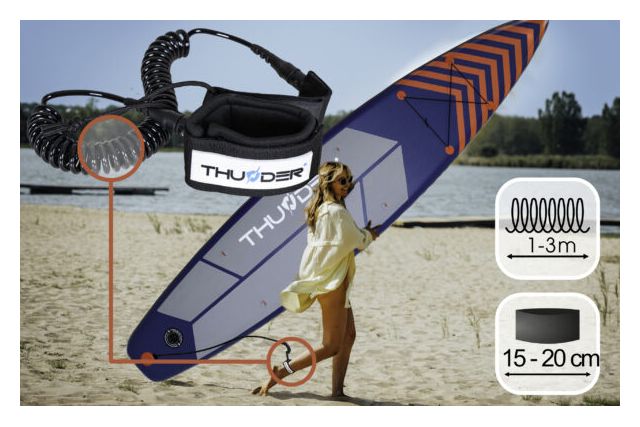 SUP-доска THUNDER STEEL RED 365