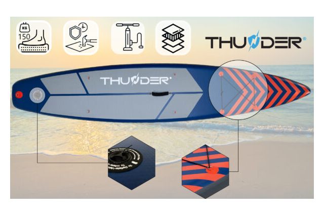 SUP-дошка THUNDER STEEL RED 365