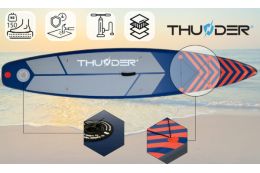 SUP-дошка THUNDER STEEL RED 365
