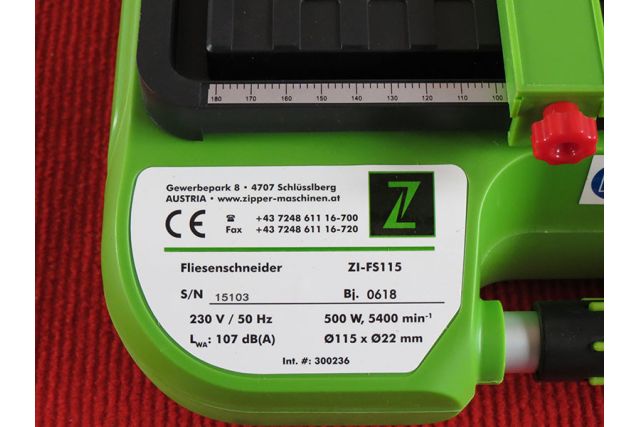 Плиткорезный станок Zipper ZI-FS115