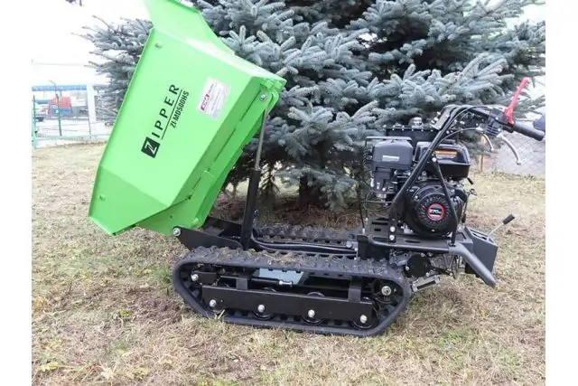 Думпер гусеничный, мини самосвал Zipper ZI-MD500HS 6