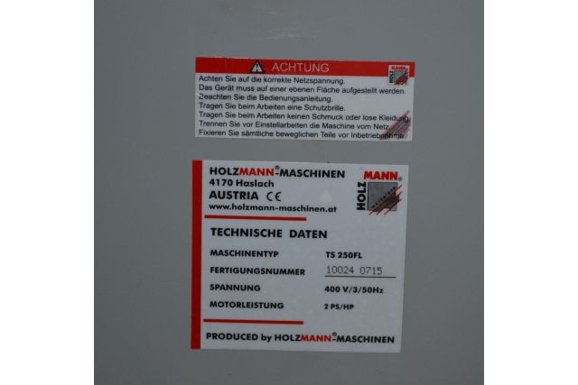 Циркулярна пила Holzmann TS 250FL