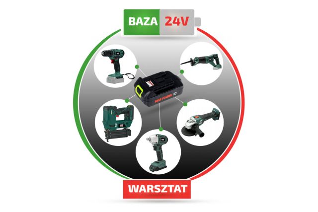 Аккумуляторный ударный гайковерт Bass Polska...