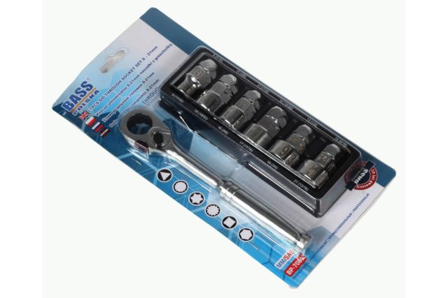 Універсальний гайковий ключ з торцевими...