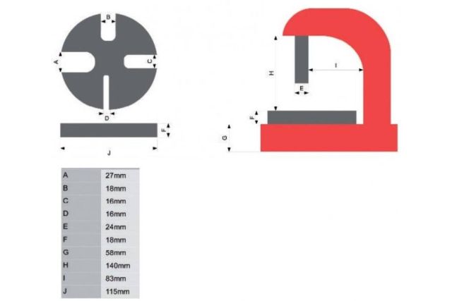 Прес ручний Holzmann DOP 1000