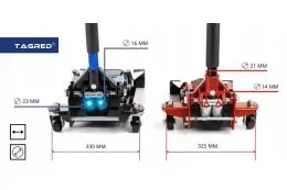 Двухпоршневой низкопрофильный домкрат TAGRED TA288 4 т 8