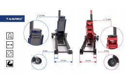 Двухпоршневой низкопрофильный домкрат TAGRED TA287