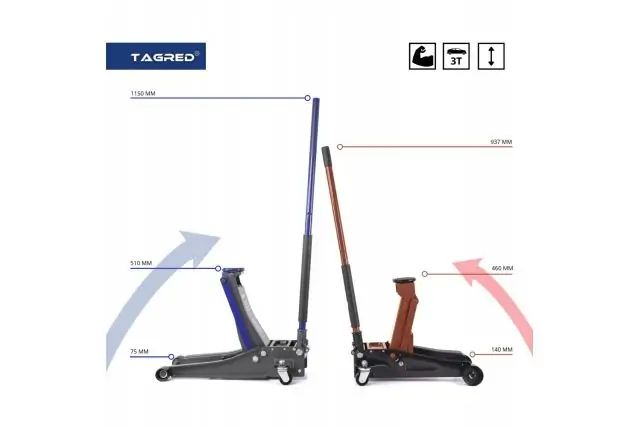 Двопоршневий низькопрофільний домкрат TAGRED TA287 12