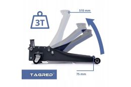 Двухпоршневой низкопрофильный домкрат TAGRED TA287