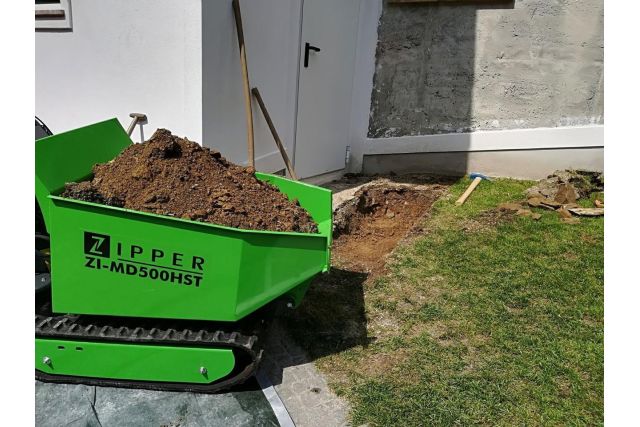Думпер гусеничный, мини самосвал ZIPPER ZI-MD500HST