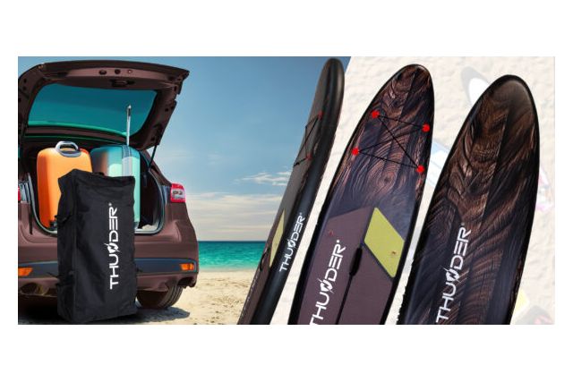 SUP-дошка THUNDER WOOD 320