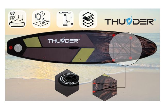SUP-дошка THUNDER WOOD 320
