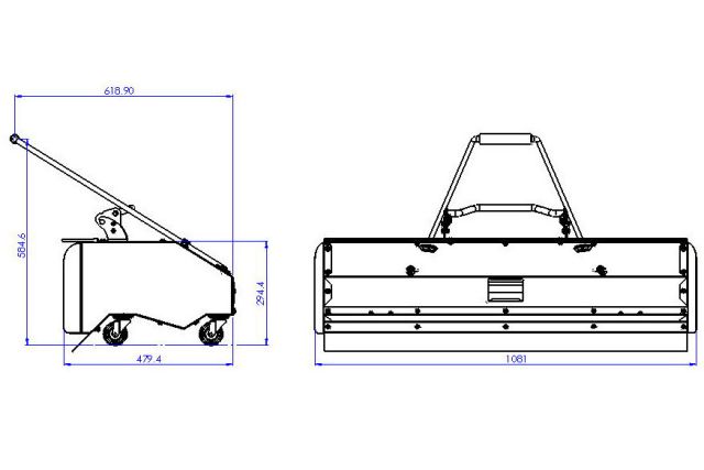 Подметальная машина ZIPPER ZI-KM1000