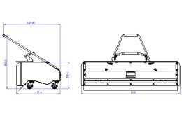 Подметальная машина ZIPPER ZI-KM1000 Подметальная машина ZIPPER ZI-KM1000