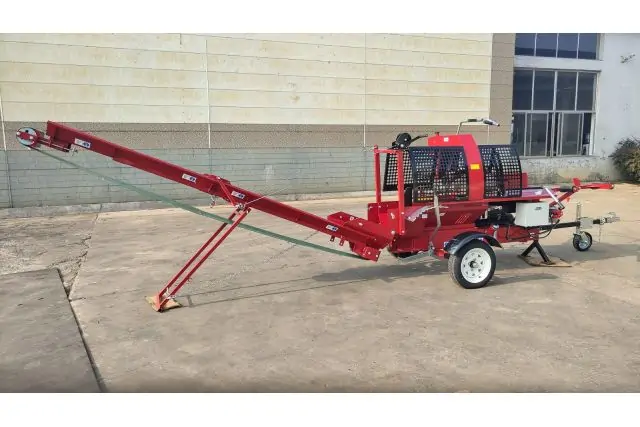 Полуавтоматическая машина для резки и раскола дров Brugger SA38 2