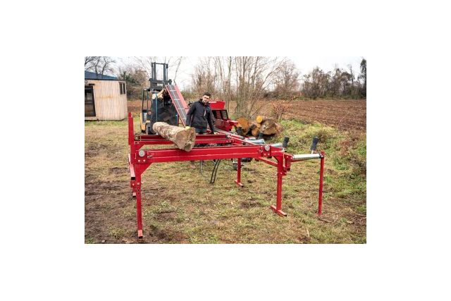 Напівавтоматична машина для різання і розколу...