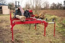 Полуавтоматическая машина для резки и раскола дров Brugger SA48 2