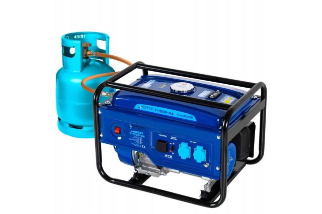 Бензиновий генератор THUNDER T-7000-GA + газова...