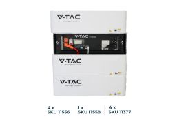 Акумуляторна батарея V-TAC 5,12kWh LiFePO4 100Ah