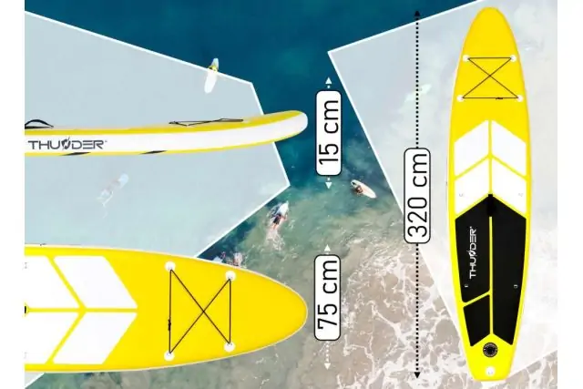 SUP-доска THUNDER COAST YELLOW 320 2