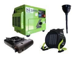 Дизельный генератор Zipper ZI-STE7500DSH + газовая плитка...