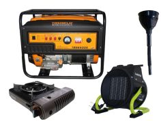 Бензиновий генератор EF Power TBS6500S + газова плитка...