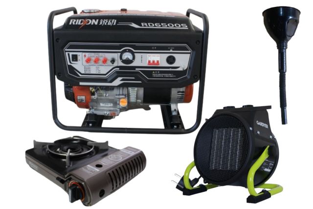 Бензиновий генератор EF Power RD6500S + газова...