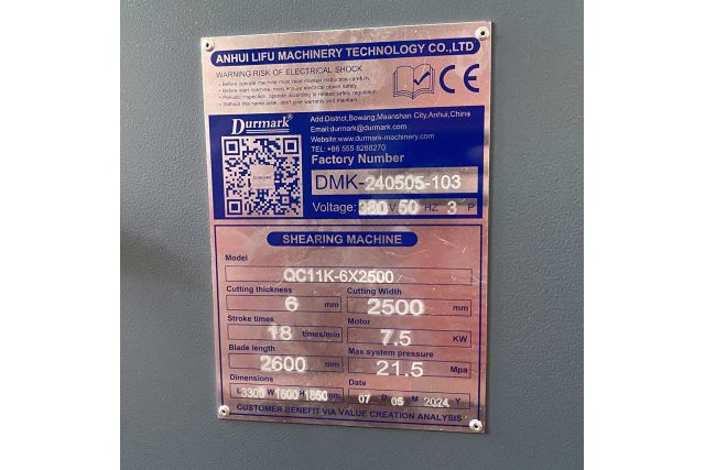 Гідравлічні гільйотинні ножиці DURMARK...