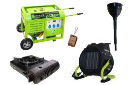 Бензиновый генератор Zipper ZI-STE8000 + газовая плитка Orcamp CK-505 + электрический обогреватель Gardyer HE2000