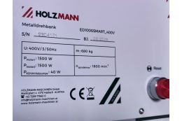  Токарный станок по металлу Holzmann ED1000SMART