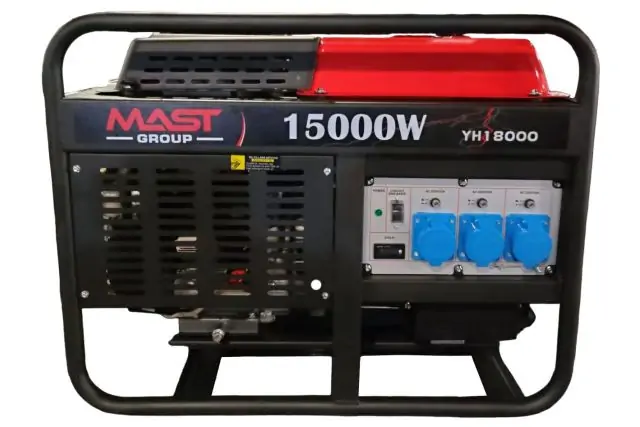 Бензиновий генератор MAST GROUP YH18000 1