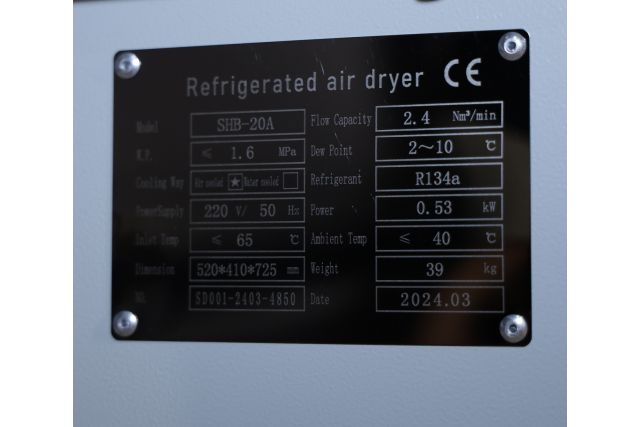 Осушитель сжатого воздуха Mast SHB-20 (16 Бар)
