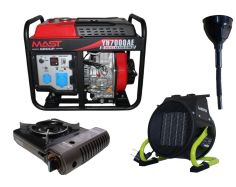Дизельный генератор MAST GROUP YH7000AE + газовая плитка...