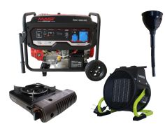 Бензиновий генератор MAST GROUP RD10800E + газова плитка...