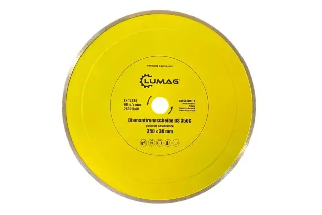 Алмазний диск Lumag суцільний DS350G 1