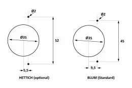 Верстат для свердління отворів під фурнітуру Holzmann BBM 35MAN 2