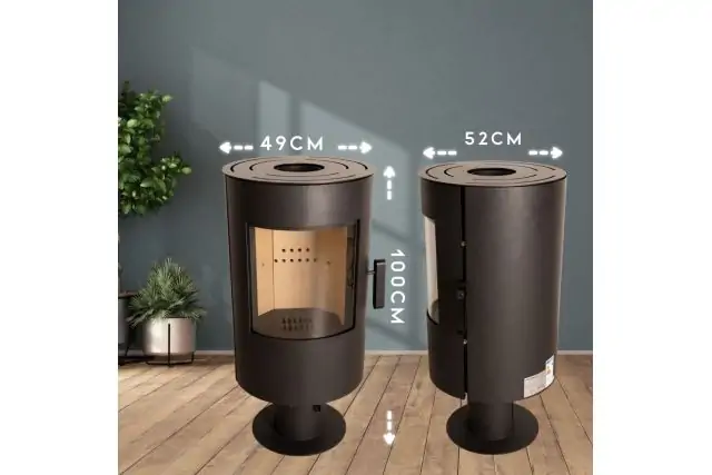  Печь-камин THUNDER Flame 7кВт 3