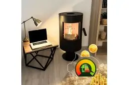  Печь-камин THUNDER Flame 7кВт 5