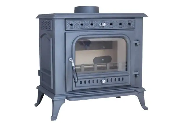 Чугунная дровяная печь-камин THUNDER Helios 10 кВт 1