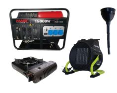 Бензиновий генератор MAST GROUP YH21000 + газова плитка...