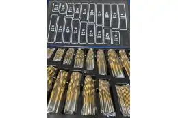 Комплект спиральных сверл из быстрорежущей стали 170 шт 1-10 мм нитрид титана Holzmann SPS170TIN 4