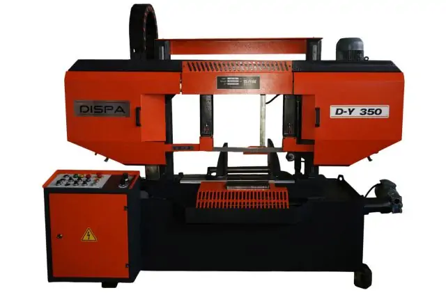 Напівавтоматична двохколонна стрічкова пилка DISPA MAKINA D-Y 350 2