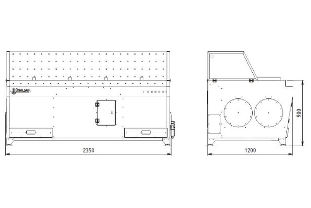 Шлифовальный стол с импульсной продувкой...