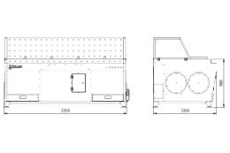 Шлифовальный стол с импульсной продувкой Unalsan Uns297P